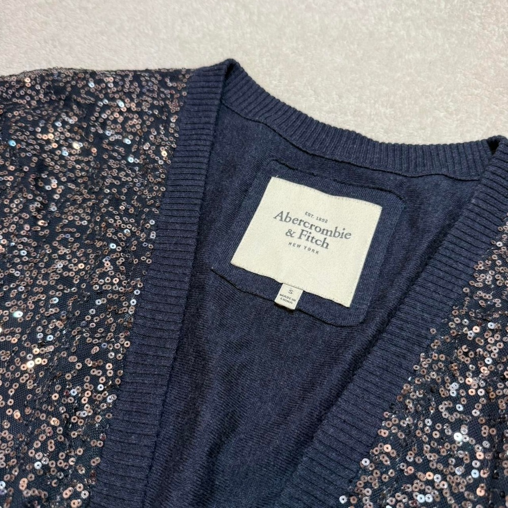 Y2K Abercrombie sequin cardigain - Picture 2 of 6